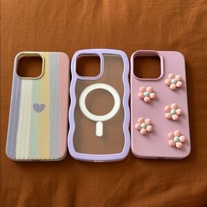 Pastel Flower Phone Case Set